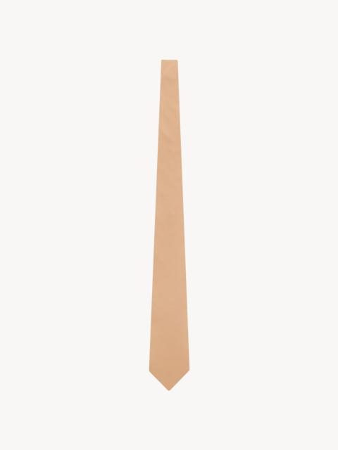 SAINT LAURENT WIDE TIE IN SILK GROSGRAIN