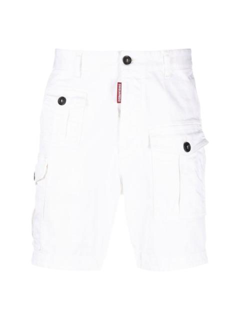 logo-tag chino shorts