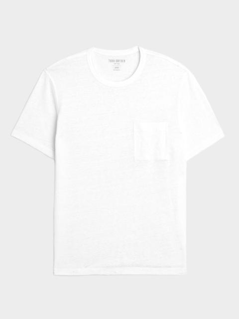 TODD SNYDER Linen Pocket Tee