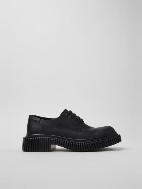CAMPER Pix Berlin Black Nubuck Shoes for Men.