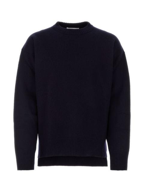 Dark blue wool oversize sweater