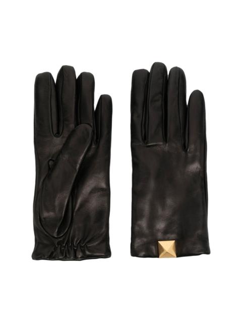 Roman Stud leather gloves