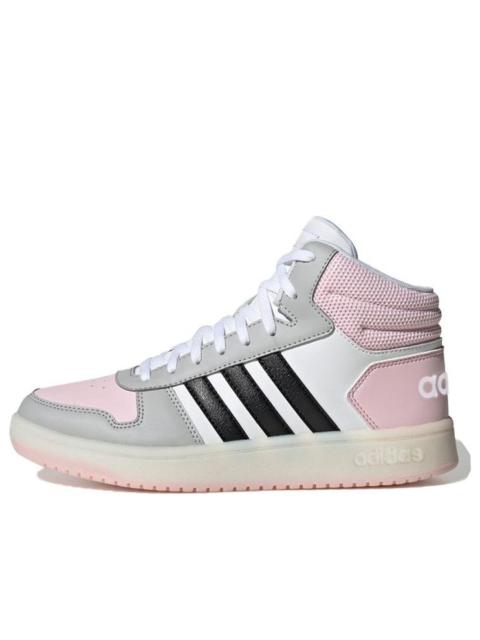 adidas (WMNS) adidas neo Hoops 2.0 Mid 'White Pink Black' FV2737