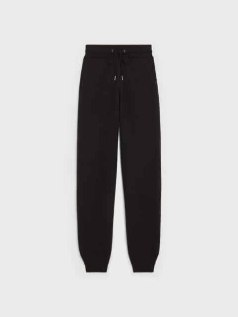 CELINE TRACK PANTS IN SULKY CASHMERE AND WOOL