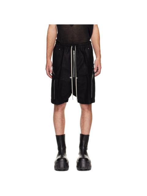 Rick Owens Black Tower Heizer Shorts