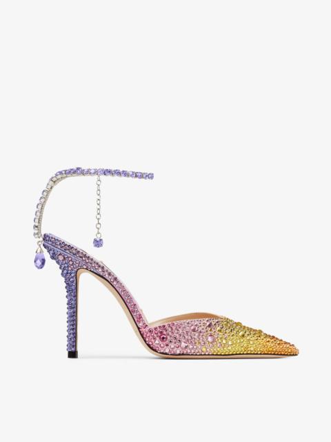 Saeda 100
Sunset Mix Satin Crystal Pumps