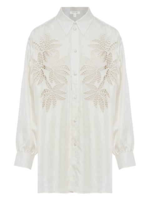 diotima lace-detail shirt
