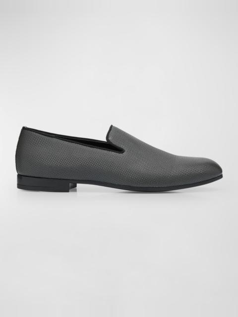 GIORGIO ARMANI Men & apos;s Formal Leather Venetian Loafers