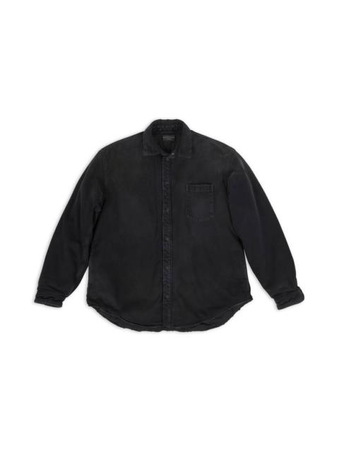 Padded Shirt in Black