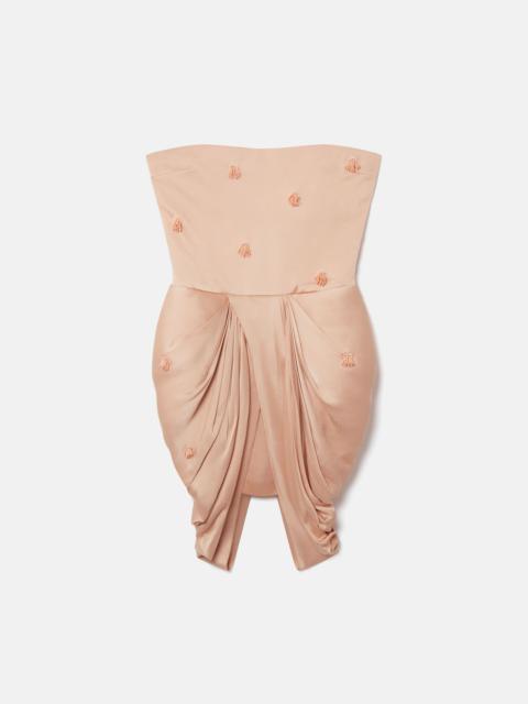 Stella McCartney Sleeveless Bead-Embellished Mini Dress