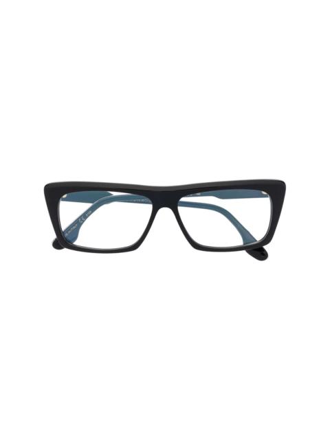 Victoria Beckham angular rectangular-framed glasses