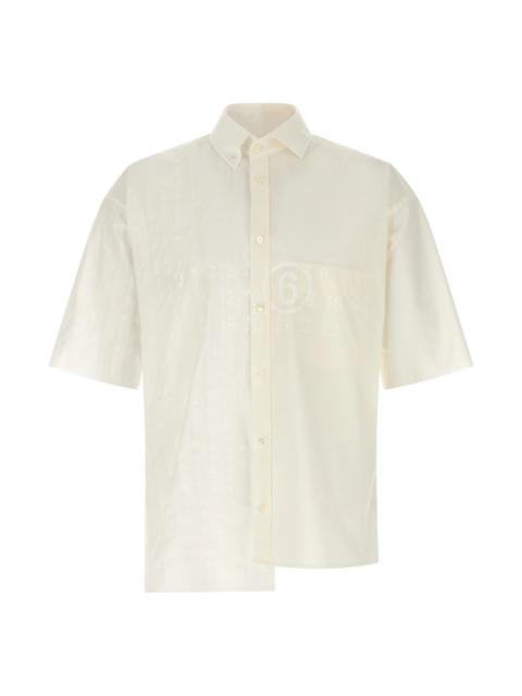 MM6 Maison Margiela Bi-material shirt