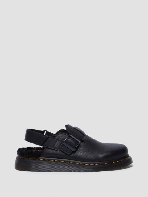 Dr. Martens Jorge II Ambassador Faux Fur Lined Slingback Mules