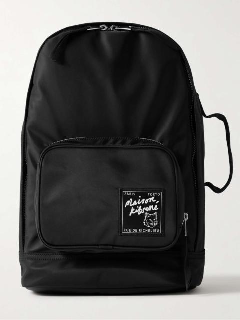 Maison Kitsuné The Traveller Logo-Appliquéd Backpack