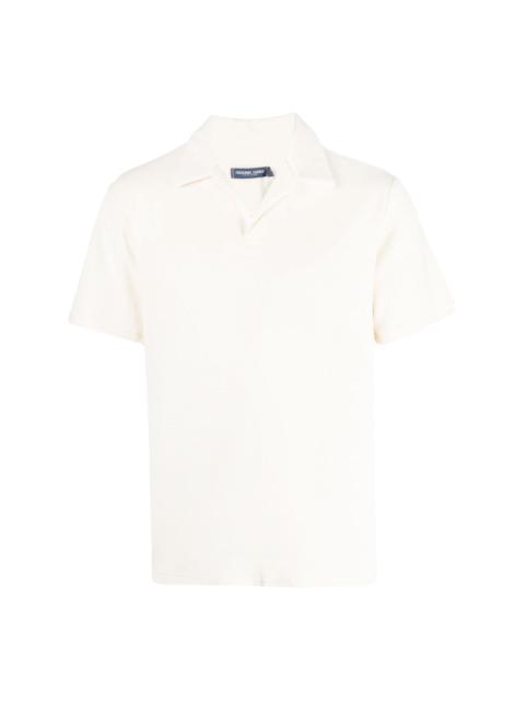 FRESCOBOL CARIOCA terry-cloth short-sleeve polo shirt