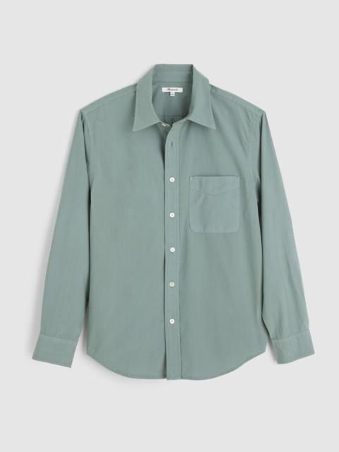 Madewell Button-Up Shirt in Crisp Poplin