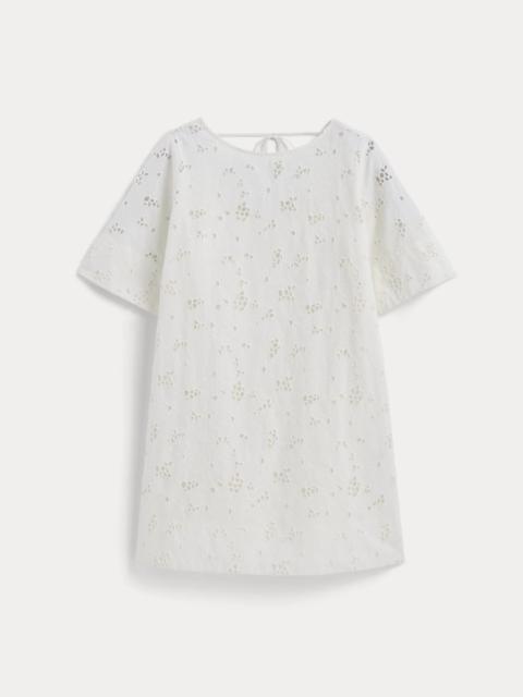 EVERLANE THE EYELET MINI SHIFT DRESS