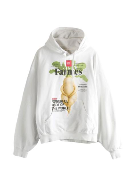 doublet Farmes Magazine Cover printed hoodie
