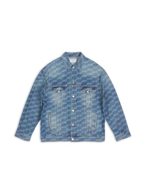 BALENCIAGA bb monogram large fit jacket