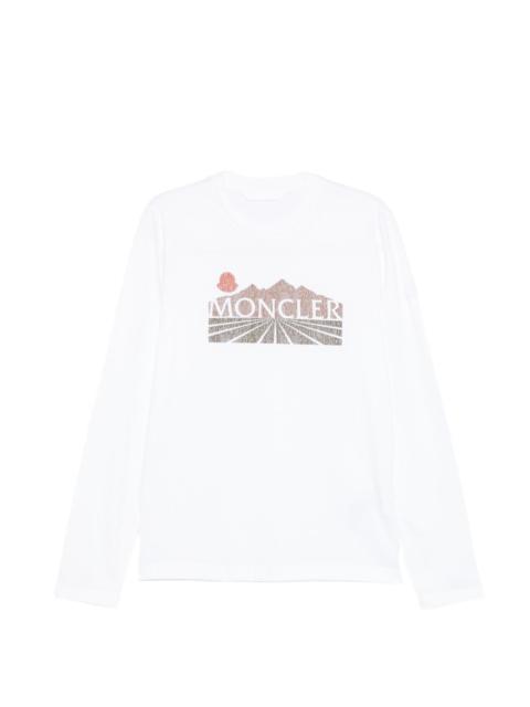 Moncler graphic long-sleeves T-shirt