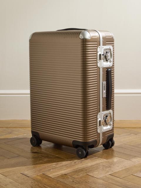 FPM Milano Bank Light 68cm Leather-Trimmed Makrolon® Polycarbonate Spinner Suitcase