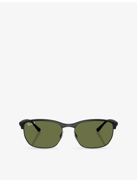 Ray-Ban RB4469 Square-Frame Polarised Sunglasses
