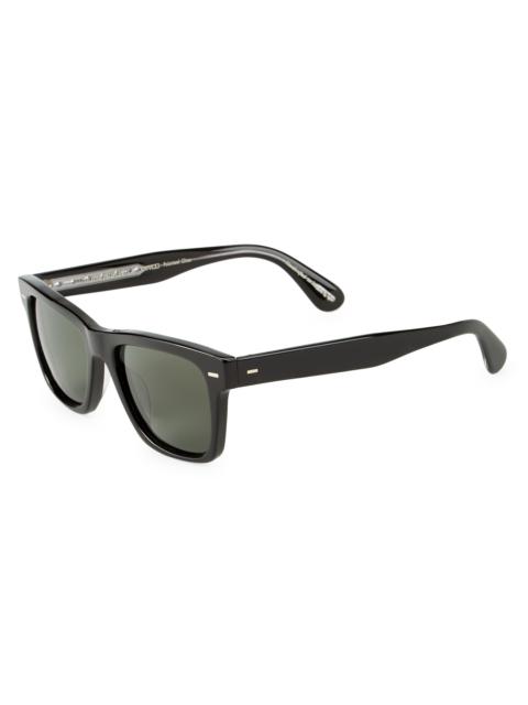 Oliver Peoples Women's Oliver 54MM Wayfarer Sunglasses - Black