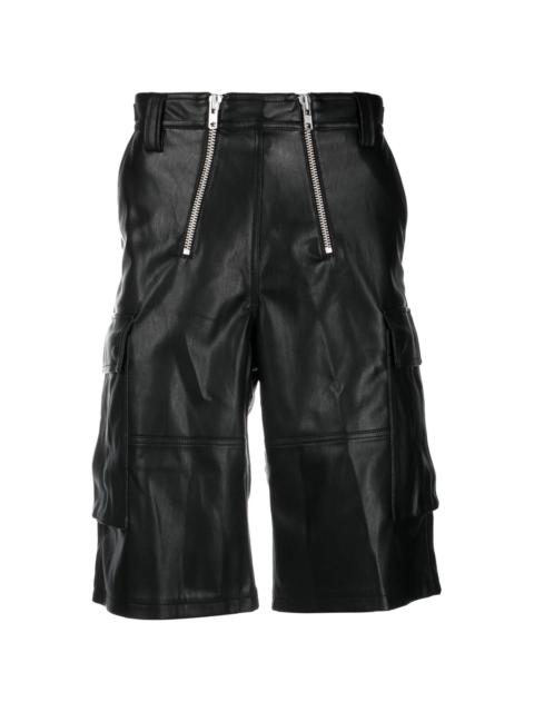 GmbH double-zip Bermuda cargo shorts