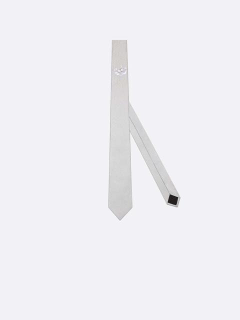 Dior Dior Oblique Embroidered Tie