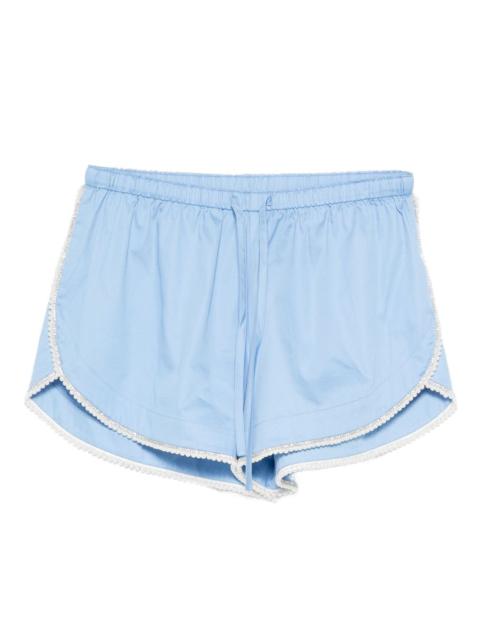 Sandro beaded-trim shorts