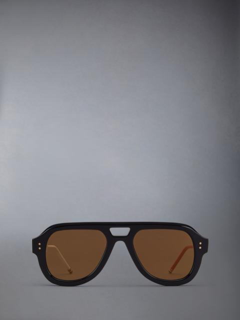 Thom Browne Acetate Aviator Sunglasses