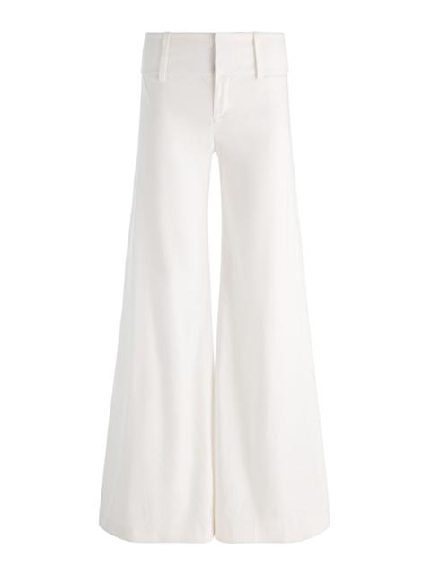 Alice + Olivia OLIVIA WIDE LEG LINEN PANT