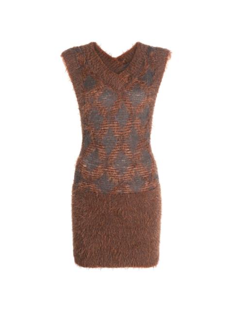 KNWLS Pogona knitted minidress