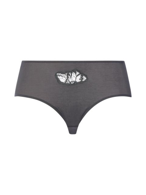 HANRO Belen Embroidered Cotton Full Briefs