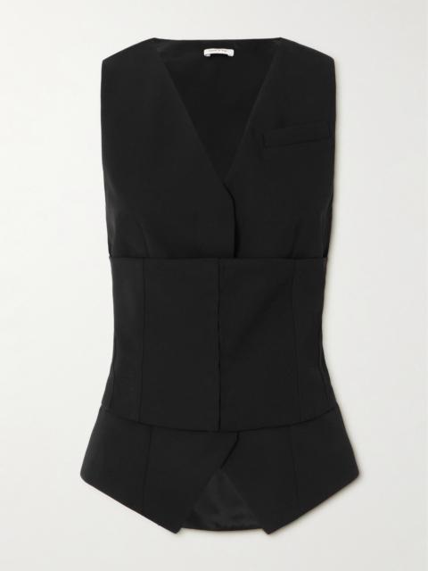 Alexander McQueen Wool-twill Vest