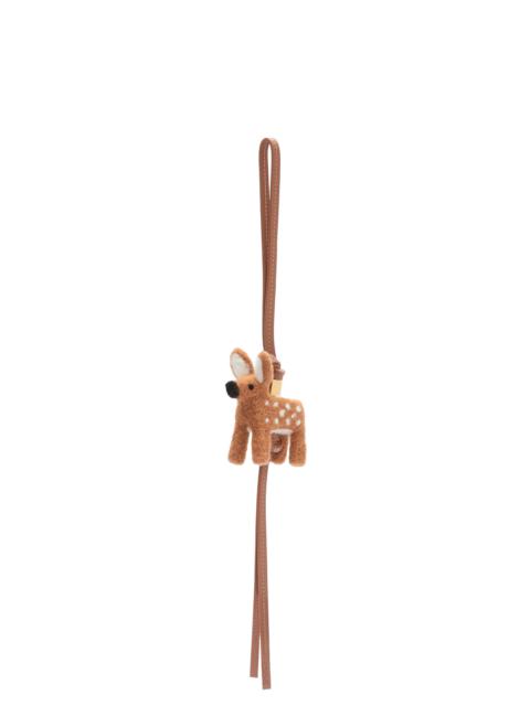 Loewe Deer charm in felt and calfskin