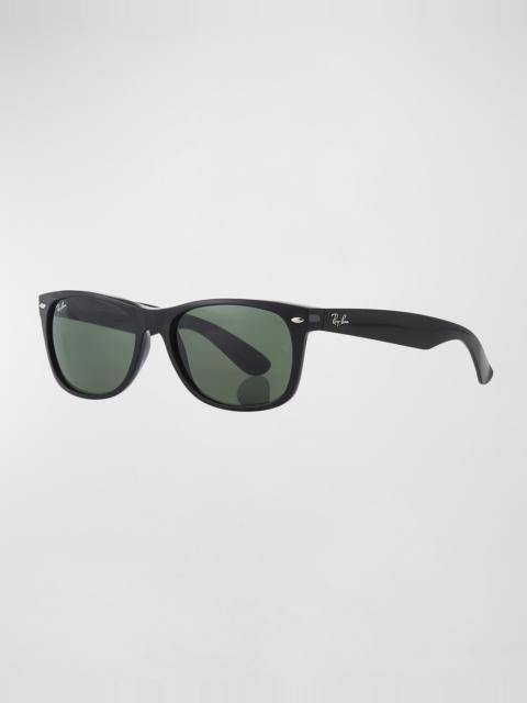 Ray-Ban Men's New Wayfarer 58mm Flat-Top Plastic Sunglasses