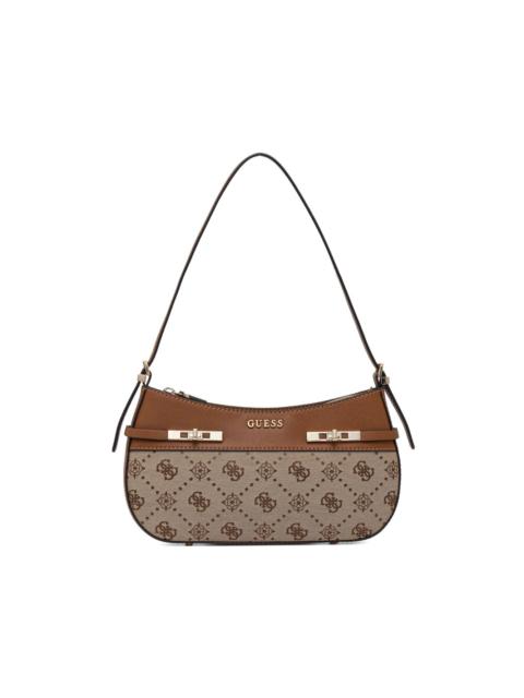 GUESS USA monogram turn-lock shoulder bag