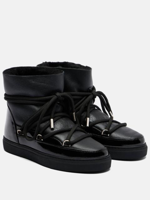INUIKII Gloss leather snow boots