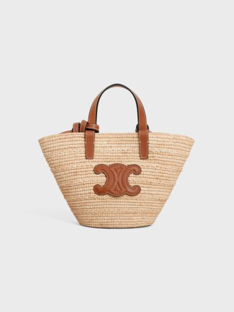 CELINE NANO SUPPLE in RAFFIA AND CALFSKIN