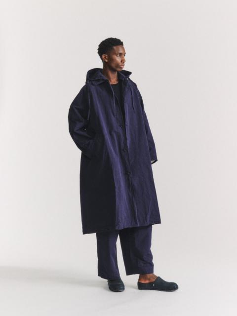 CASEY/CASEY YAK HOODIE COAT - TOUGH COT - NAVY