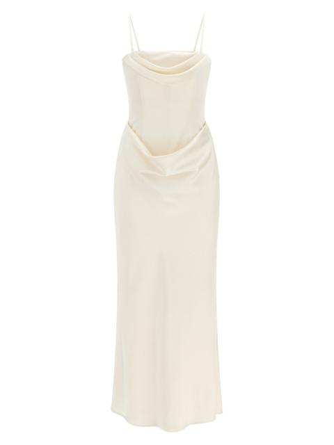 ROTATE 'Corsage Long' Dress