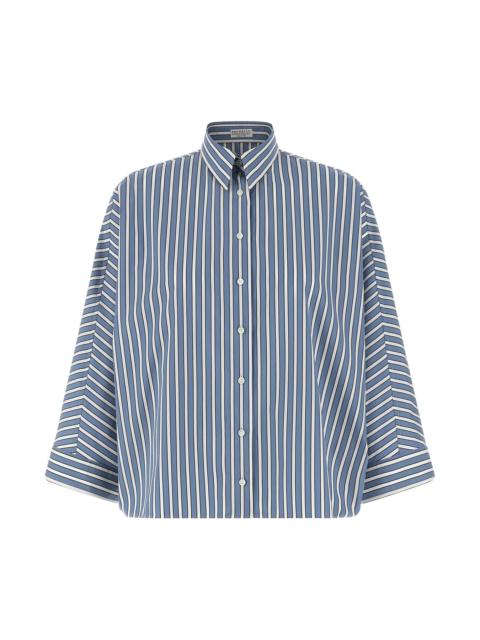 Brunello Cucinelli Monile striped shirt