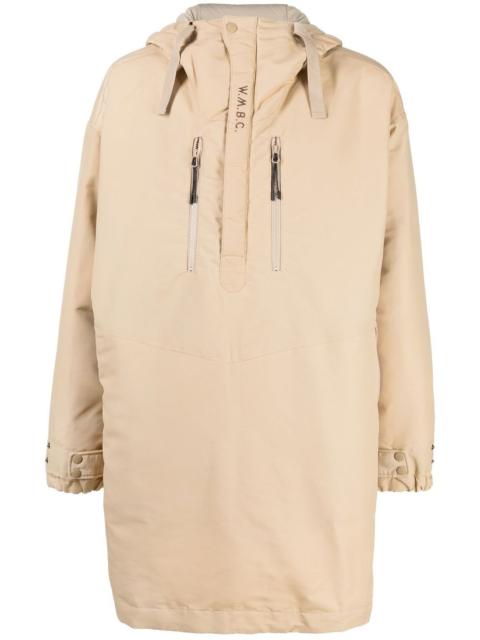 White Mountaineering half zip-up padded coat