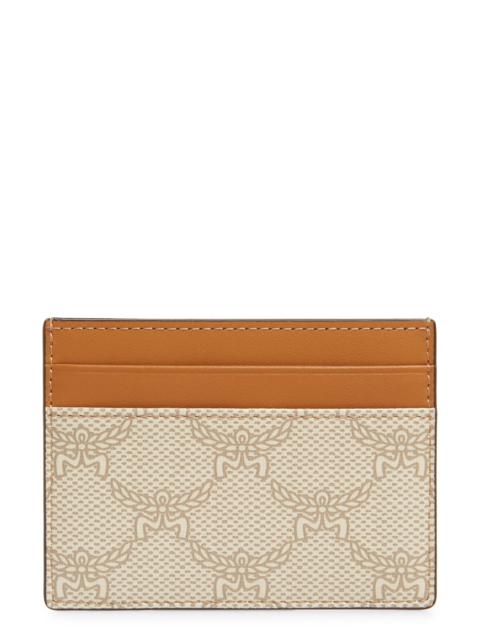 MCM Small Himmel Lauretos Coated Canvas Card Case