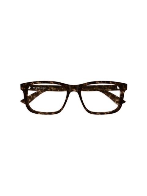 Alexander McQueen square-frame glasses