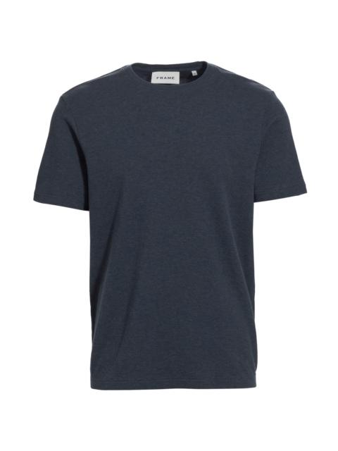 FRAME Men's Duo Fold Short-Sleeve T-Shirt - Heather Dark Blue