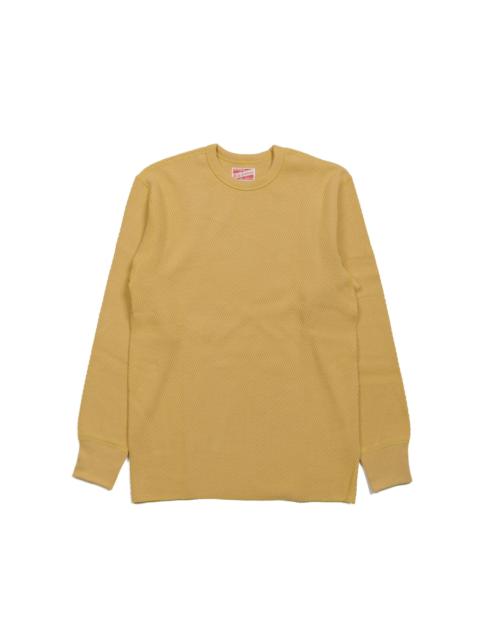 The Real McCoys MC23115 Honeycomb Thermal Shirt Corn