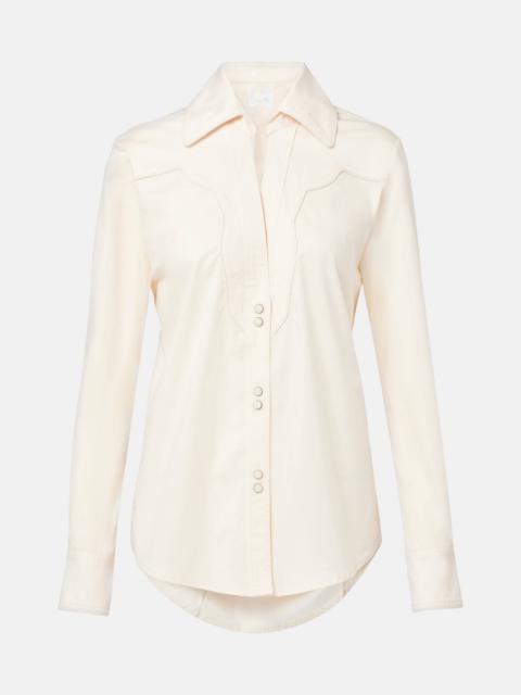 Johanna Ortiz Cotton-blend poplin shirt