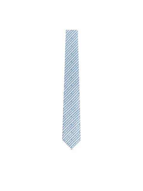 Louis Vuitton Monogram Two-Tone Stripes Tie